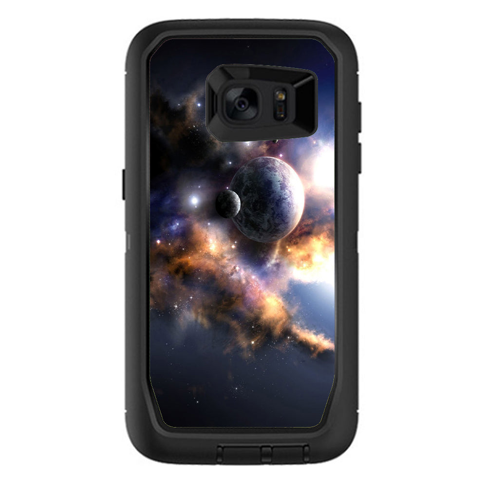  Planets Moons Space Otterbox Defender Samsung Galaxy S7 Edge Skin