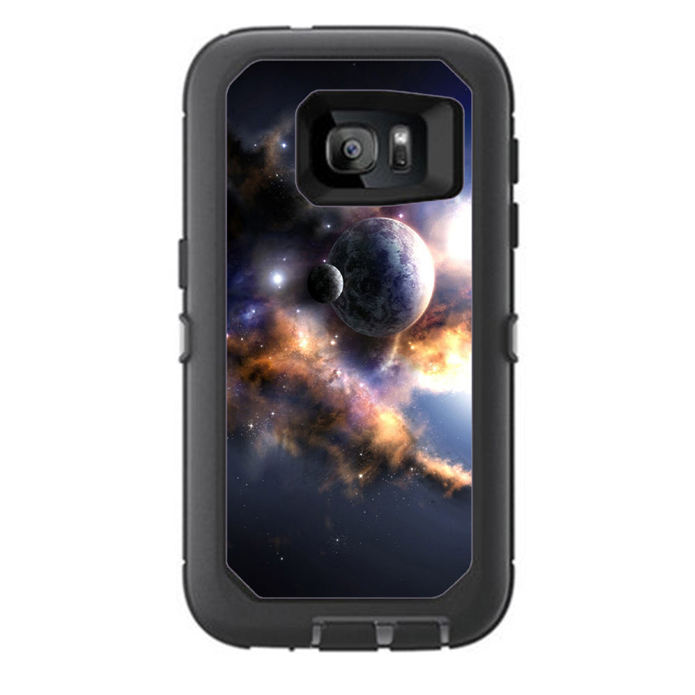  Planets Moons Space Otterbox Defender Samsung Galaxy S7 Skin