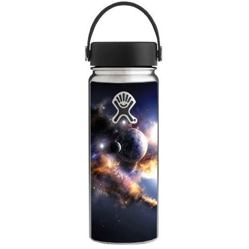  Planets Moons Space Hydroflask 18oz Wide Mouth Skin