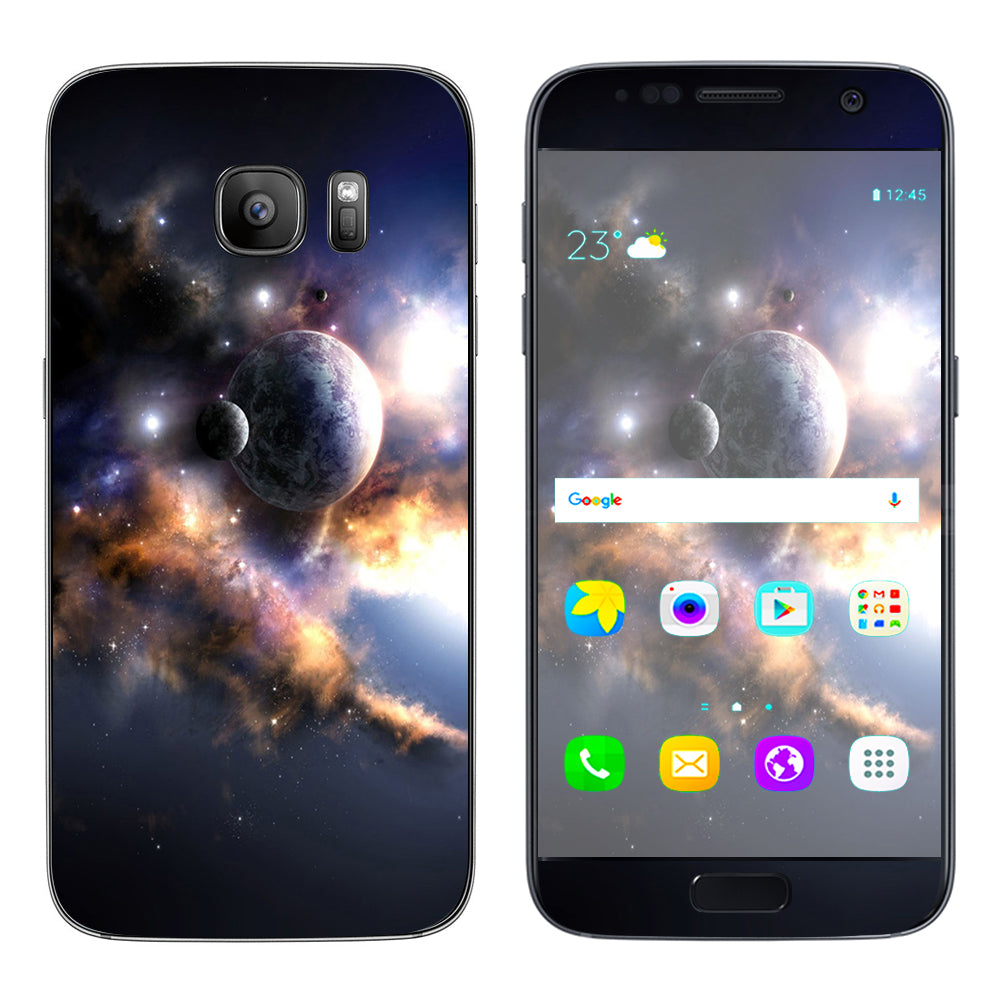  Planets Moons Space Samsung Galaxy S7 Skin