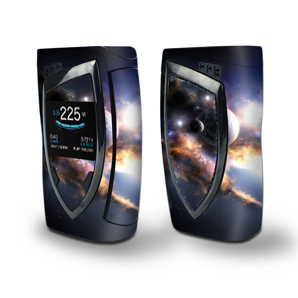 Skin Decal Vinyl Wrap for Smok Devilkin Kit 225w Vape (includes TFV12 Prince Tank Skins) skins cover/ Planets Moons Space