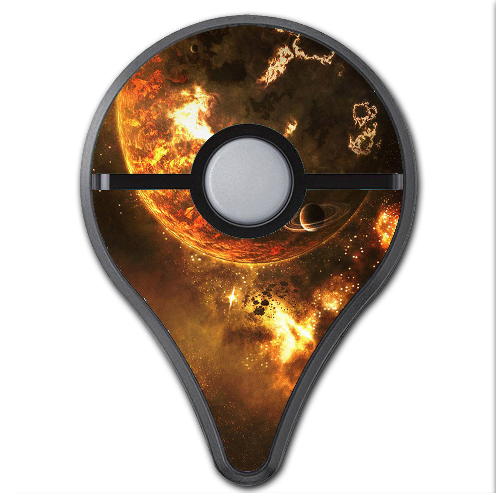  Planets Fire Saturn Rings Pokemon Go Plus Skin