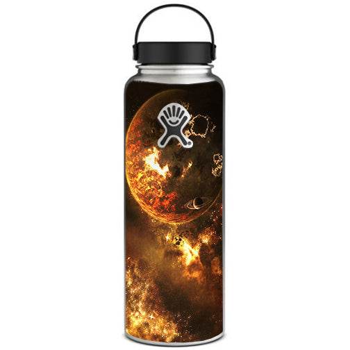  Planets Fire Saturn Rings Hydroflask 40oz Wide Mouth Skin