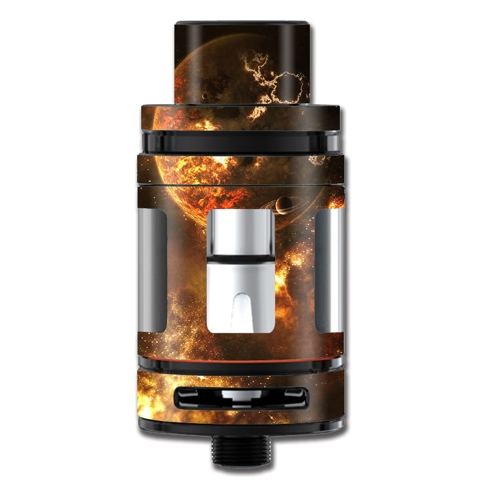 Planets Fire Saturn Rings Smok TFV8 Mini Big Baby Beast Skin