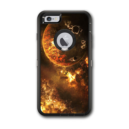  Planets Fire Saturn Rings Otterbox Defender iPhone 6 PLUS Skin