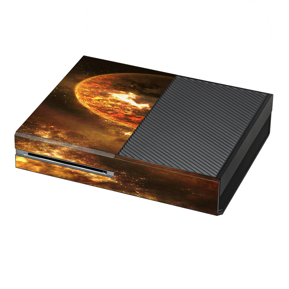  Planets Fire Saturn Rings Microsoft Xbox One Skin