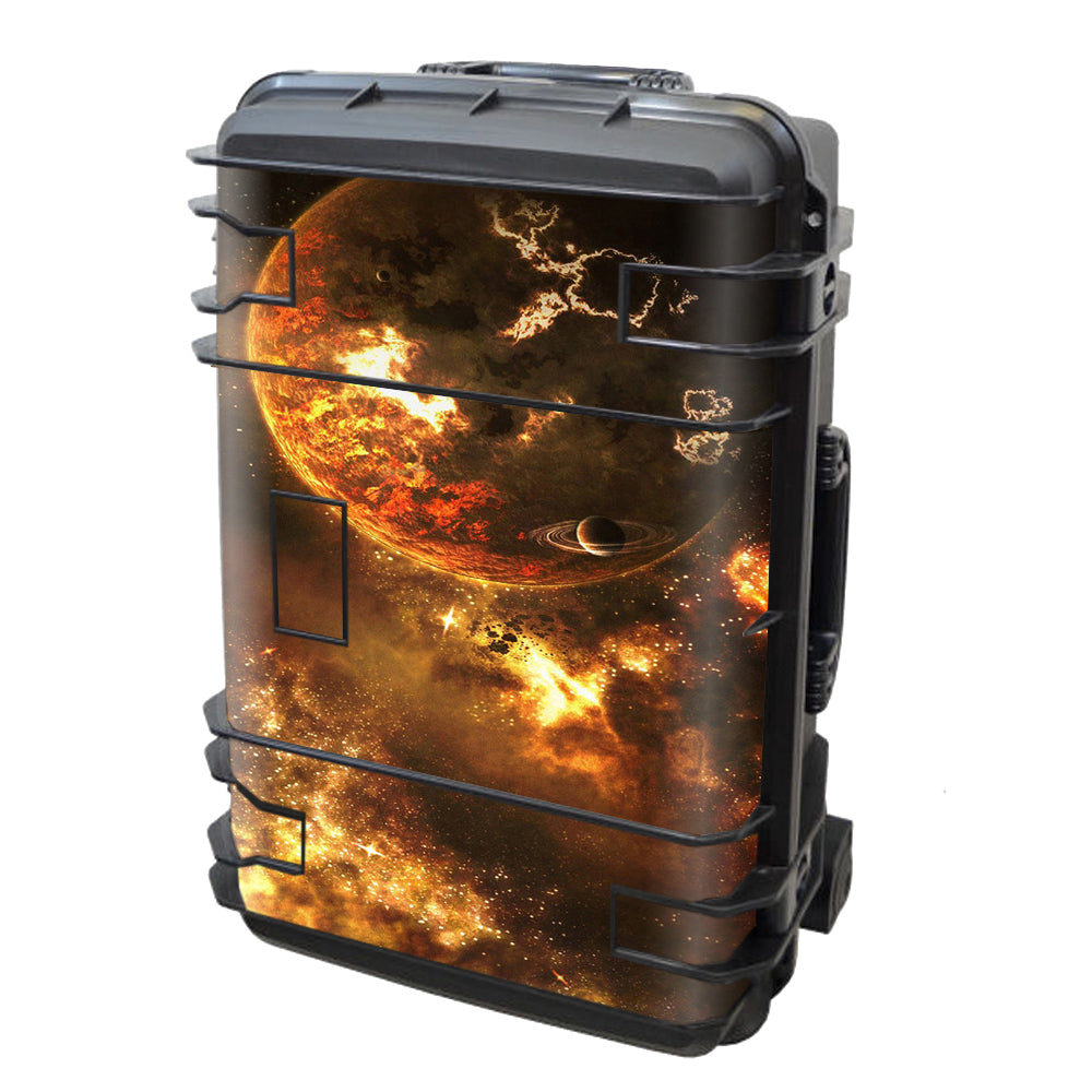  Planets Fire Saturn Rings Seahorse Case Se-920 Skin