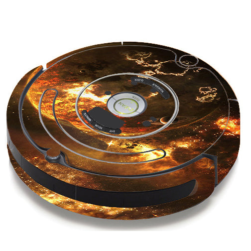  Planets Fire Saturn Rings iRobot Roomba 650/655 Skin