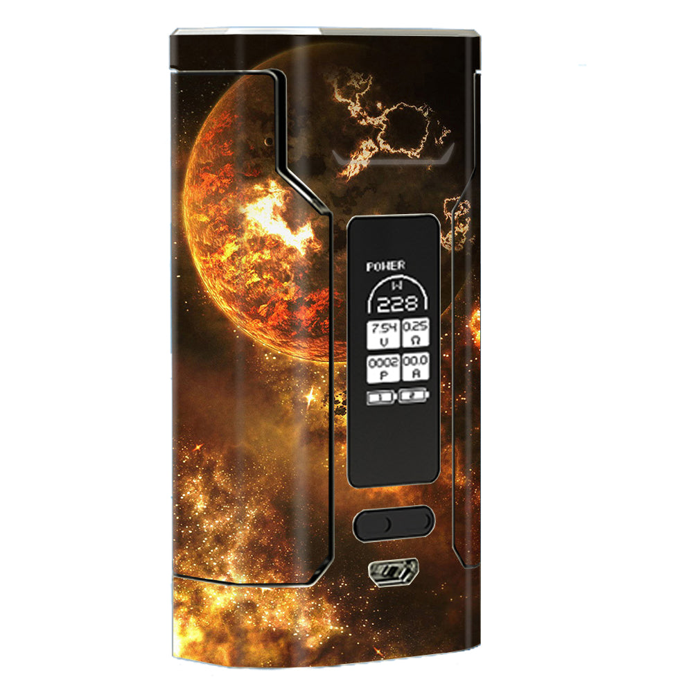  Planets Fire Saturn Rings Wismec Predator 228 Skin