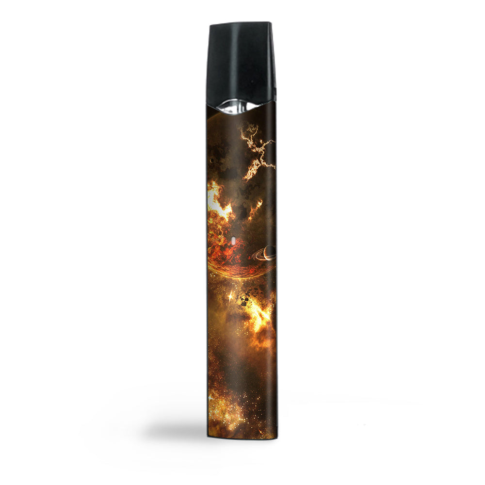  Planets Fire Saturn Rings Smok Infinix Ultra Portable Skin