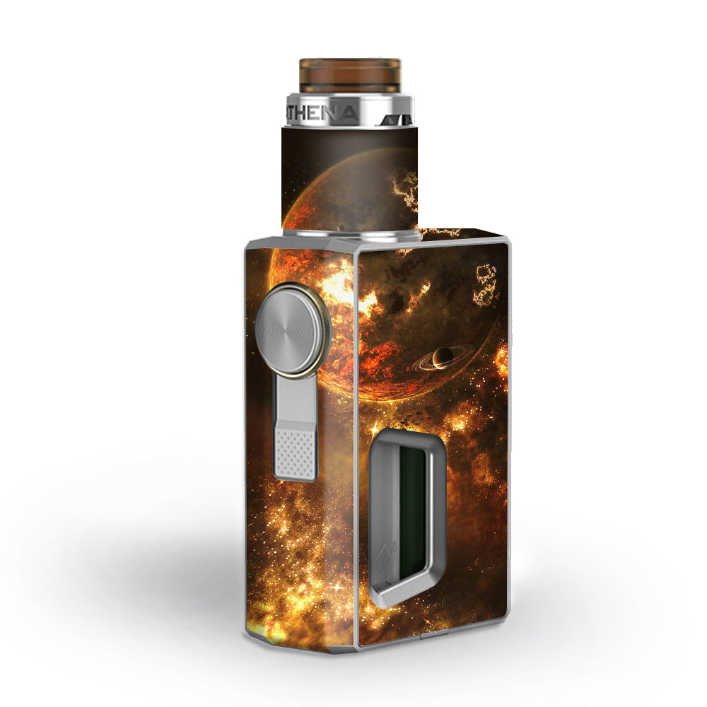  Planets Fire Saturn Rings Geekvape Athena Squonk Skin