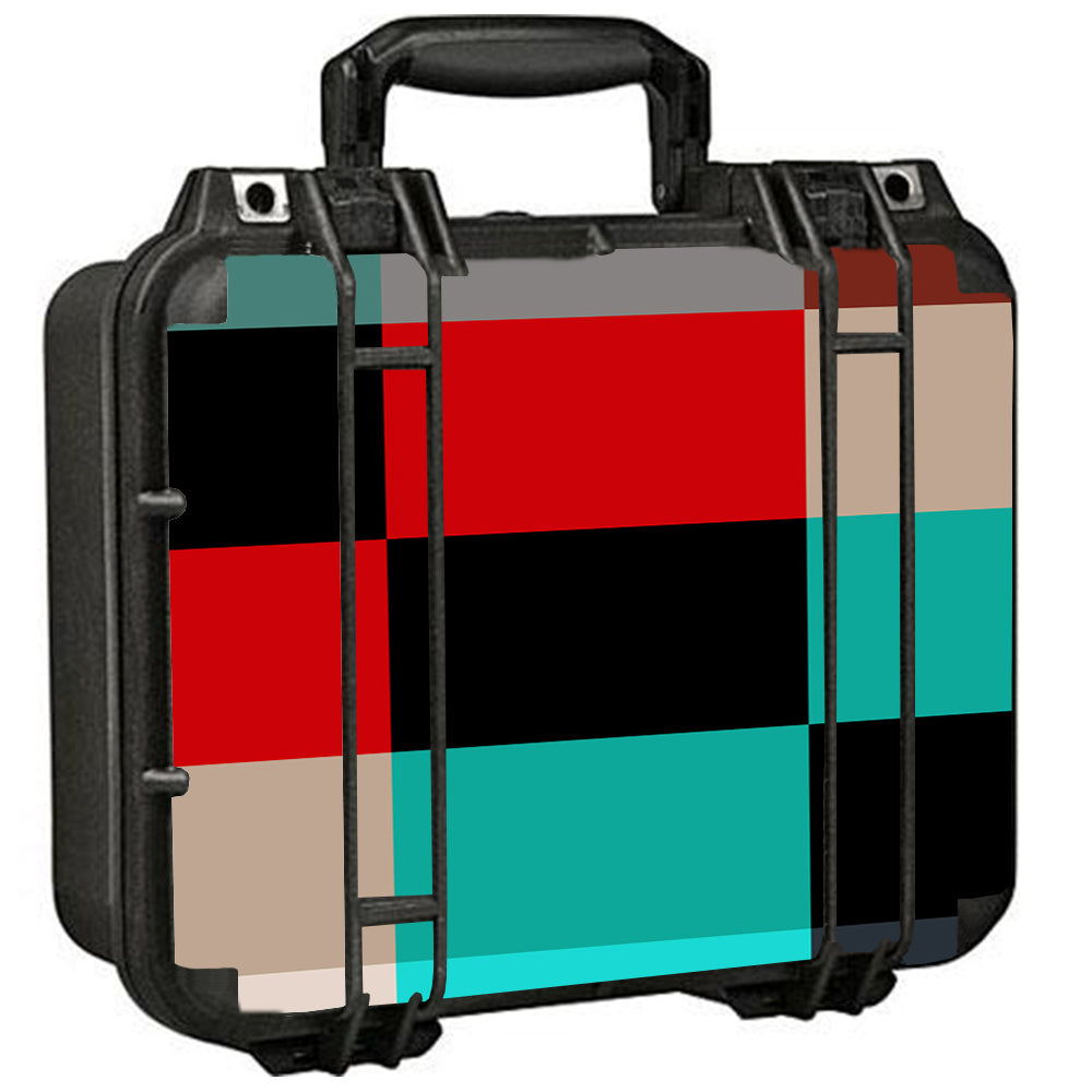  Colorful  Boxes Checkers Pelican Case 1400 Skin