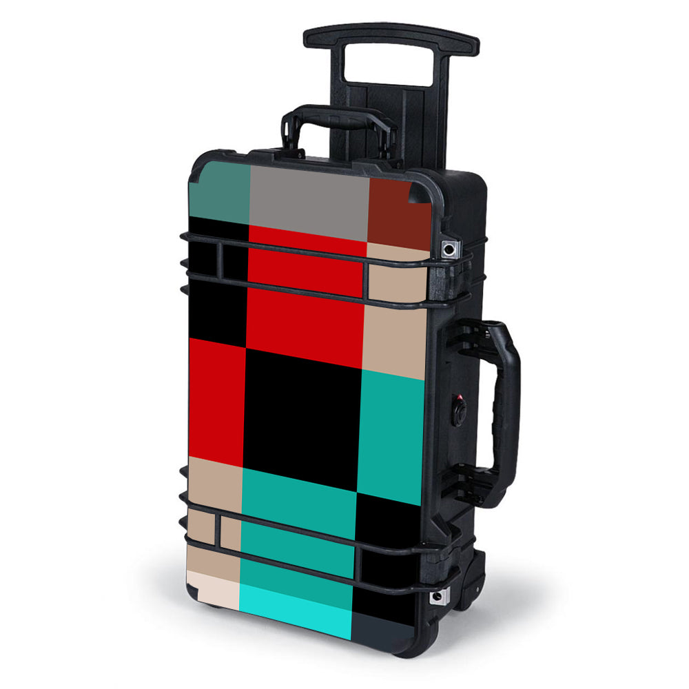 Colorful  Boxes Checkers Pelican Case 1510 Skin