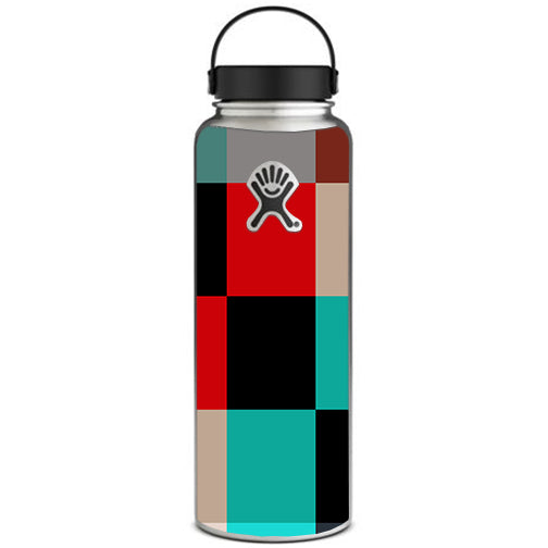  Colorful  Boxes Checkers Hydroflask 40oz Wide Mouth Skin