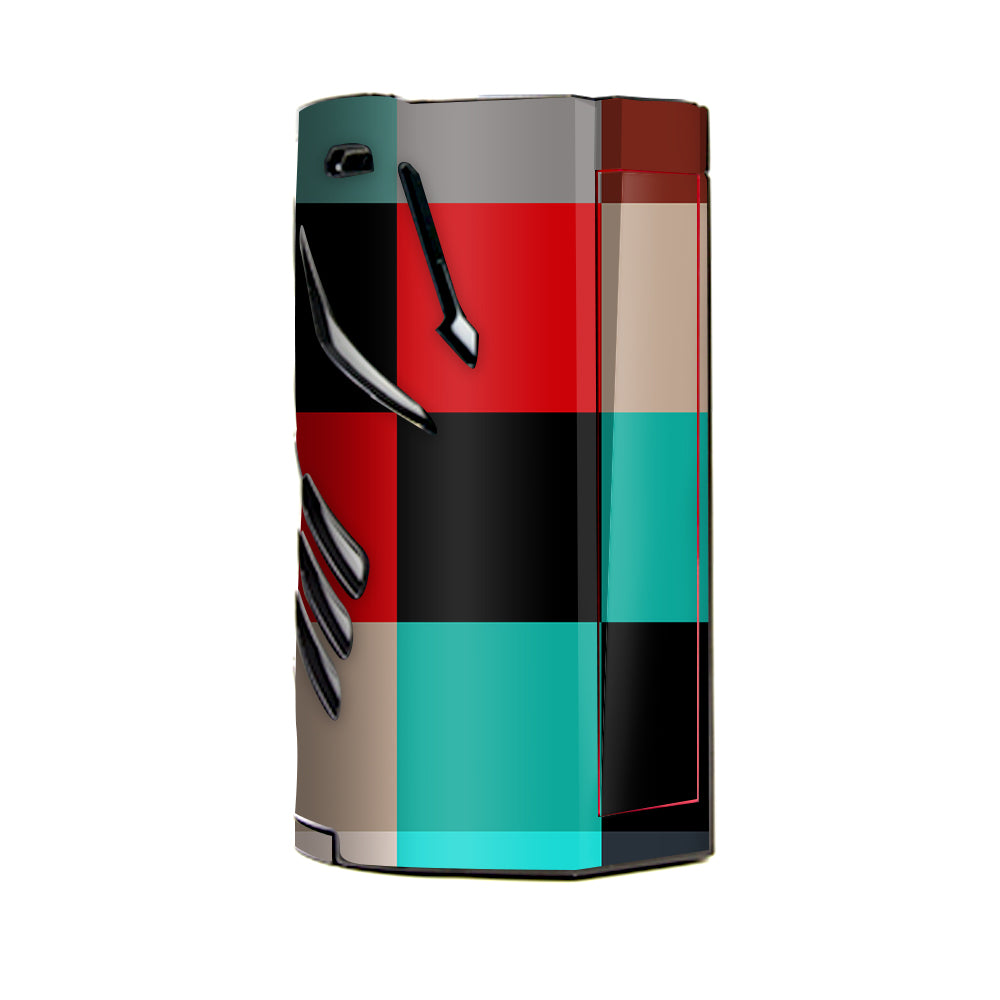  Colorful  Boxes Checkers T-Priv 3 Smok Skin