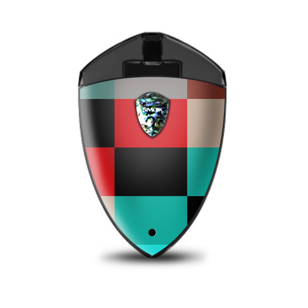  Colorful  Boxes Checkers Smok Rolo Badge Skin