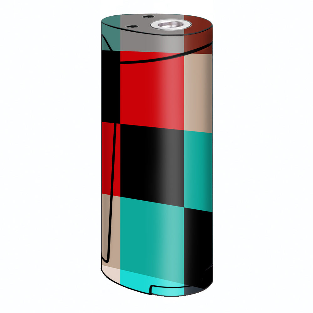  Colorful  Boxes Checkers Smok Priv V8 60w Skin