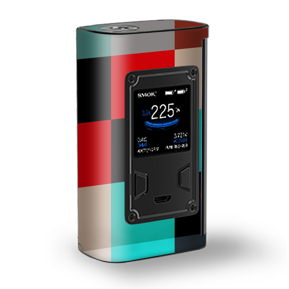 Colorful  Boxes Checkers Majesty Smok Skin