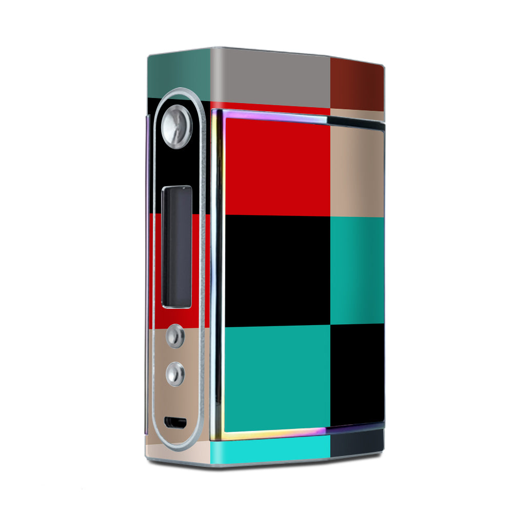  Colorful  Boxes Checkers Too VooPoo Skin