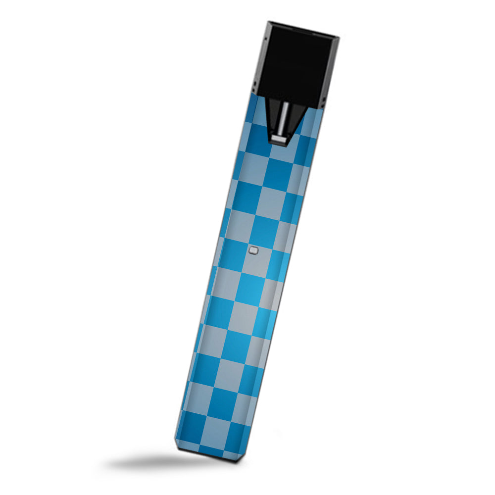  Blue Grey Checkers Smok Fit Ultra Portable Skin