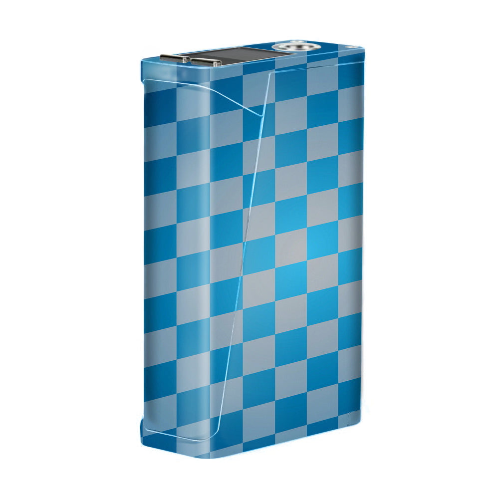  Blue Grey Checkers Smok H-Priv Skin