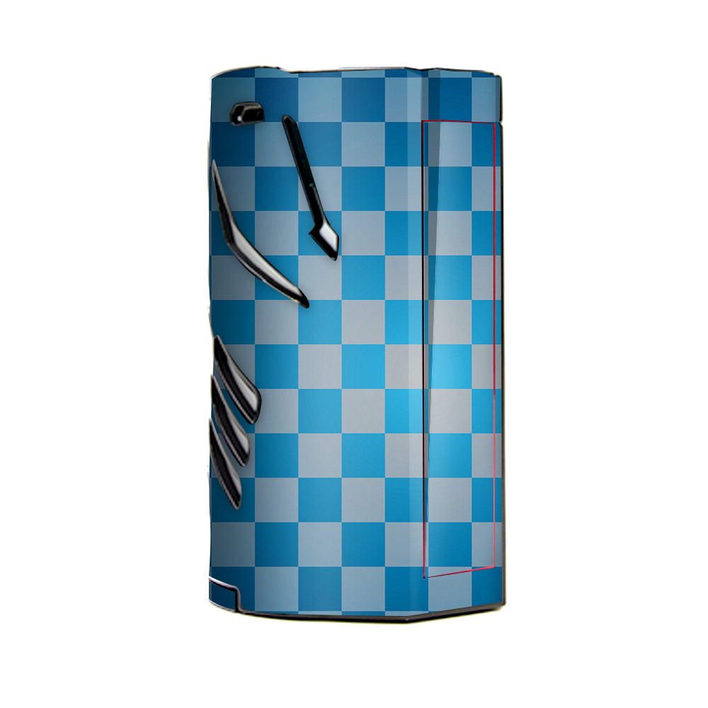  Blue Grey Checkers T-Priv 3 Smok Skin