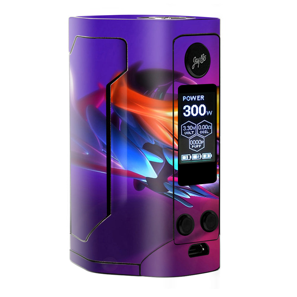  Futuristic Digital Glass Wismec RX Gen 3 Skin