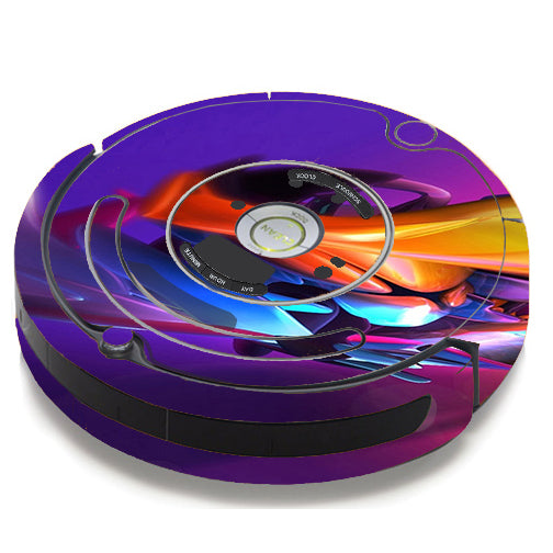  Futuristic Digital Glass iRobot Roomba 650/655 Skin