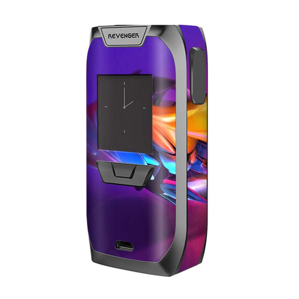  Futuristic Digital Glass Vaporesso Revenger Skin