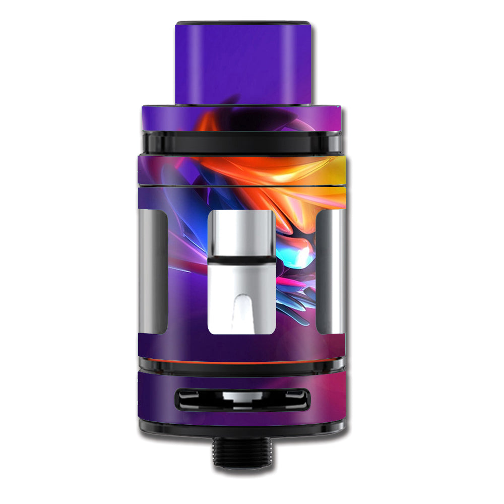  Futuristic Digital Glass Smok TFV8 Mini Big Baby Beast Skin