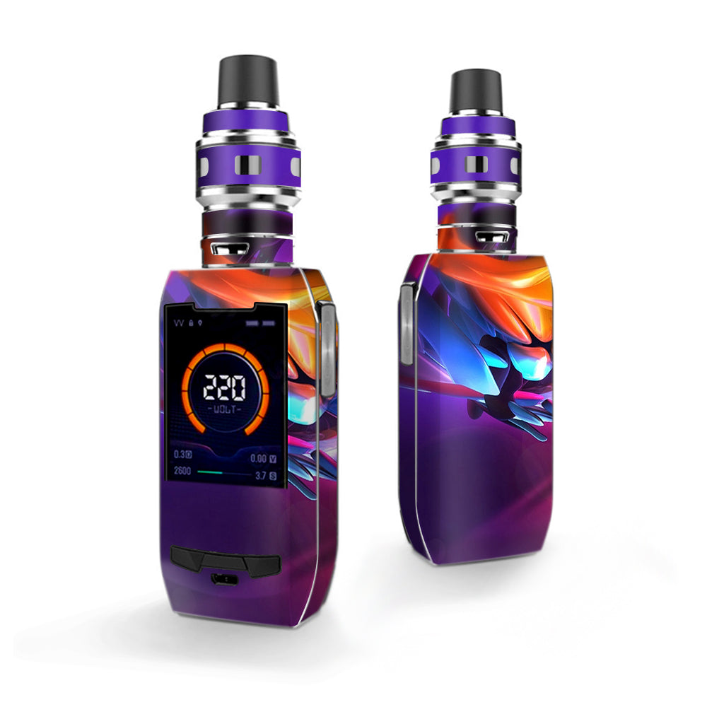  Futuristic Digital Glass Vaporesso Polar 220w Skin