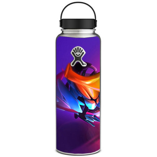  Futuristic Digital Glass Hydroflask 40oz Wide Mouth Skin