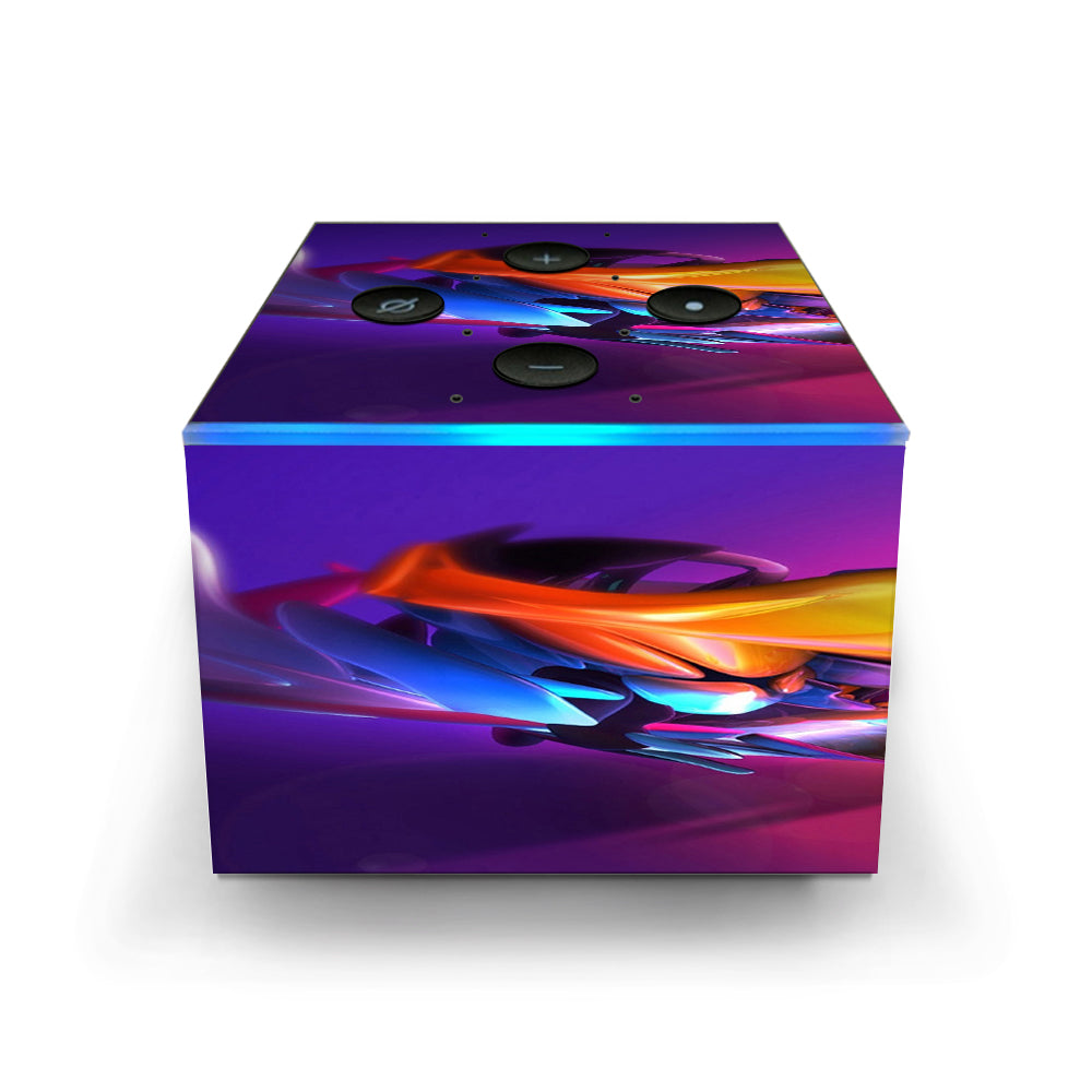  Futuristic Digital Glass Amazon Fire TV Cube Skin