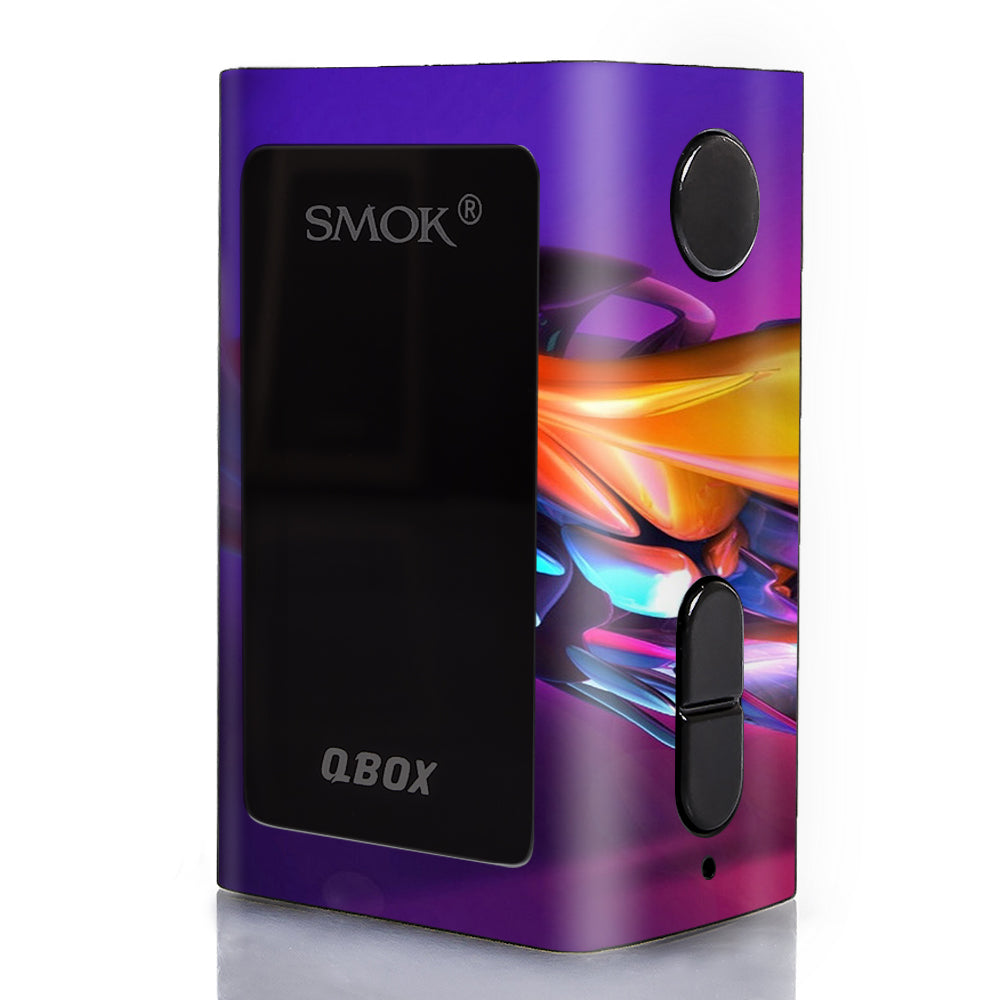  Futuristic Digital Glass Smok Q-Box Skin