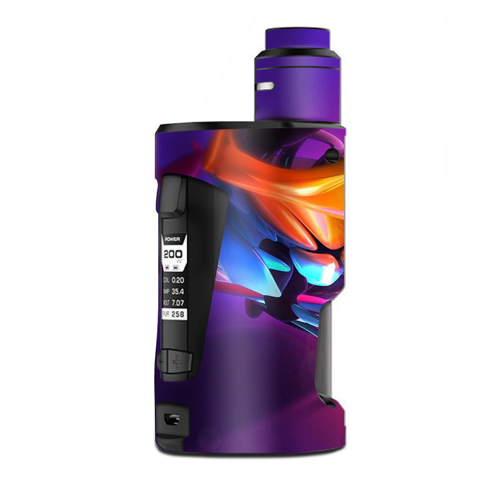  Futuristic Digital Glass G Box Squonk Geek Vape Skin