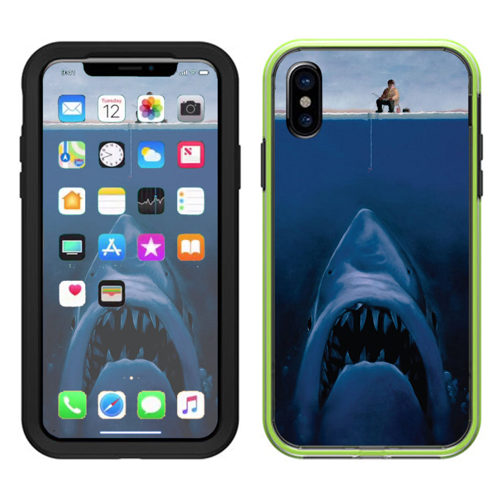  Great White Shark  Boat Lifeproof Slam Case iPhone X Skin