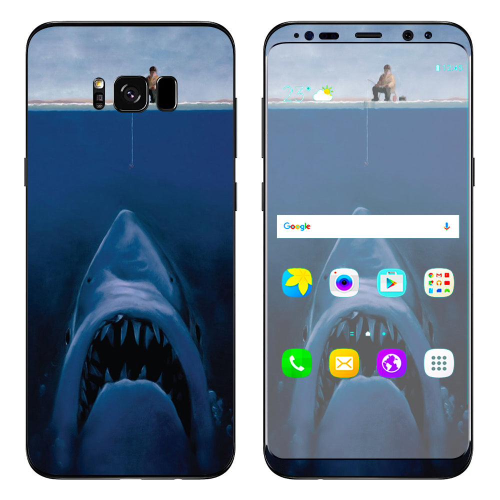  Great White Shark  Boat Samsung Galaxy S8 Skin