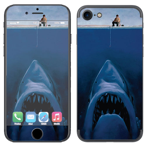  Great White Shark  Boat Apple iPhone 7 or iPhone 8 Skin