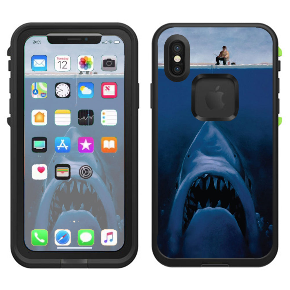  Great White Shark  Boat Lifeproof Fre Case iPhone X Skin