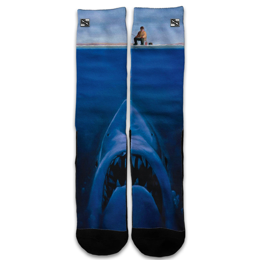  Great White Shark  Boat Universal Socks