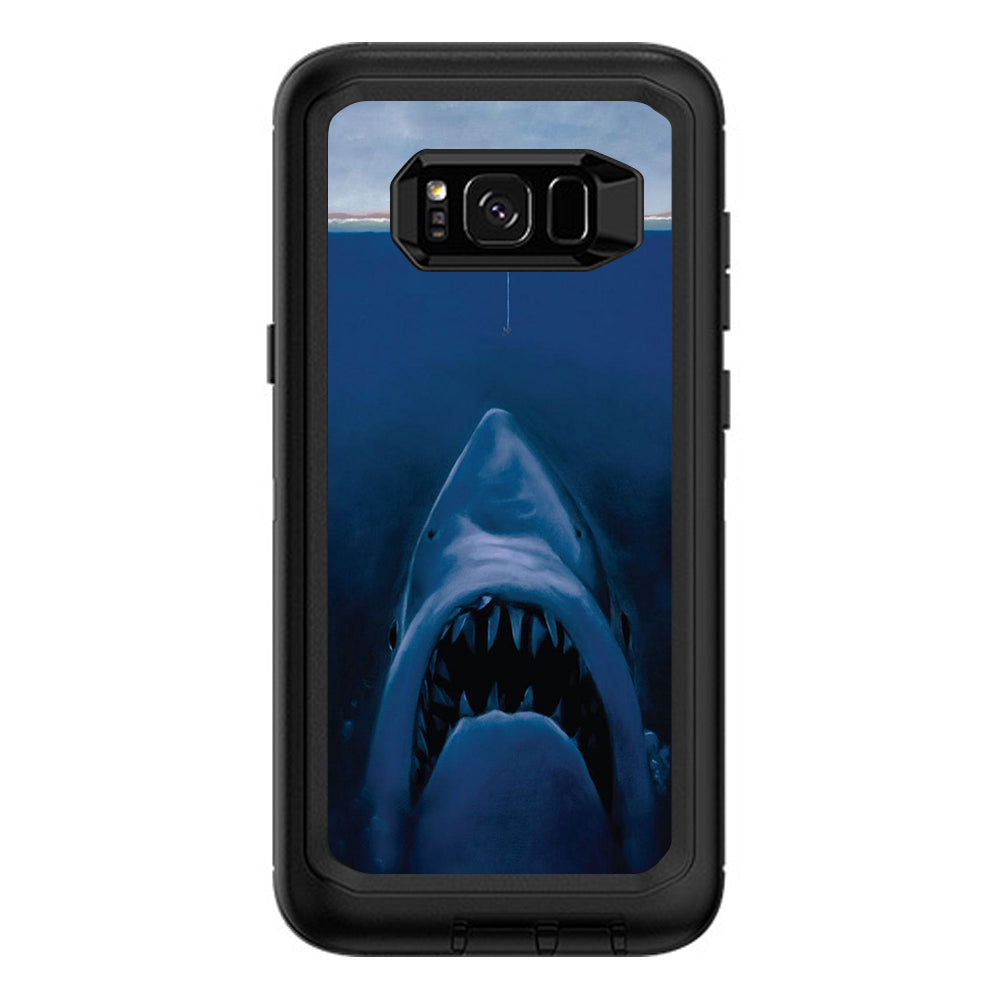  Great White Shark  Boat Otterbox Defender Samsung Galaxy S8 Plus Skin