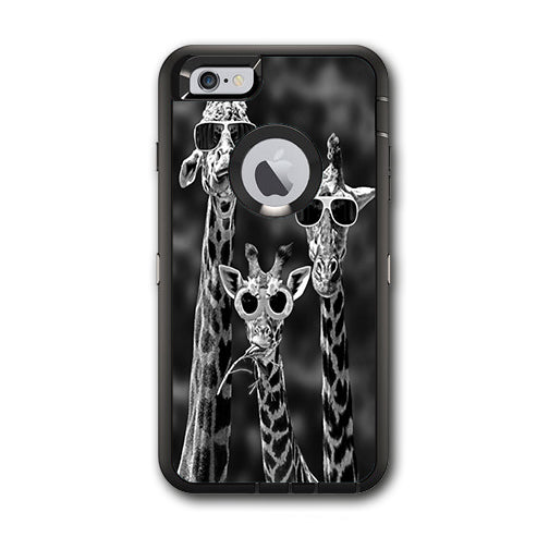  Giraffes Sunglasses Otterbox Defender iPhone 6 PLUS Skin