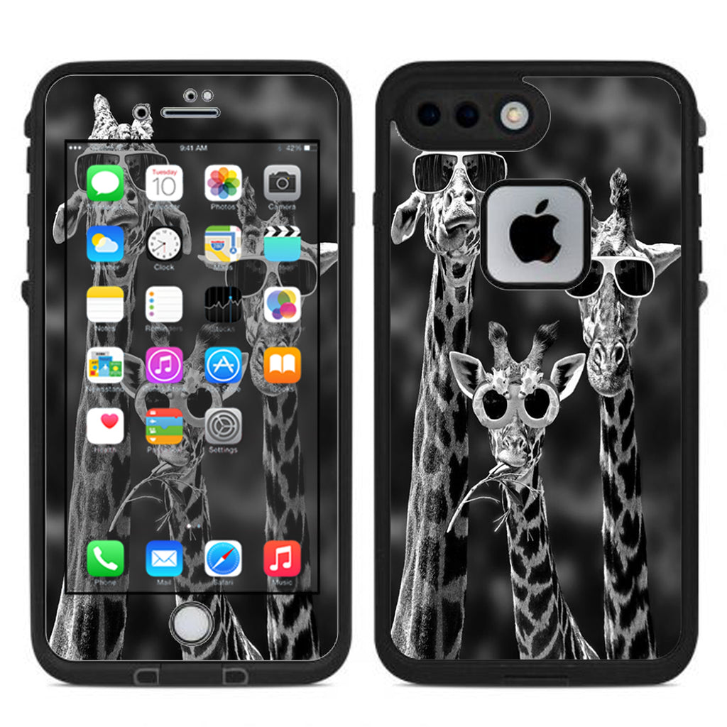  Giraffes Sunglasses Lifeproof Fre iPhone 7 Plus or iPhone 8 Plus Skin