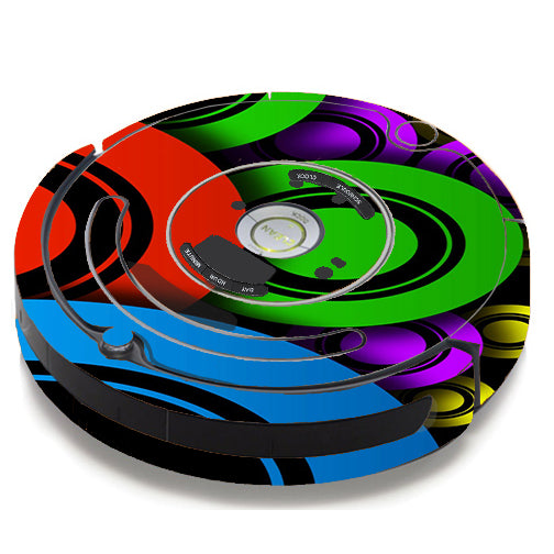  Awesome Circles Trippy iRobot Roomba 650/655 Skin