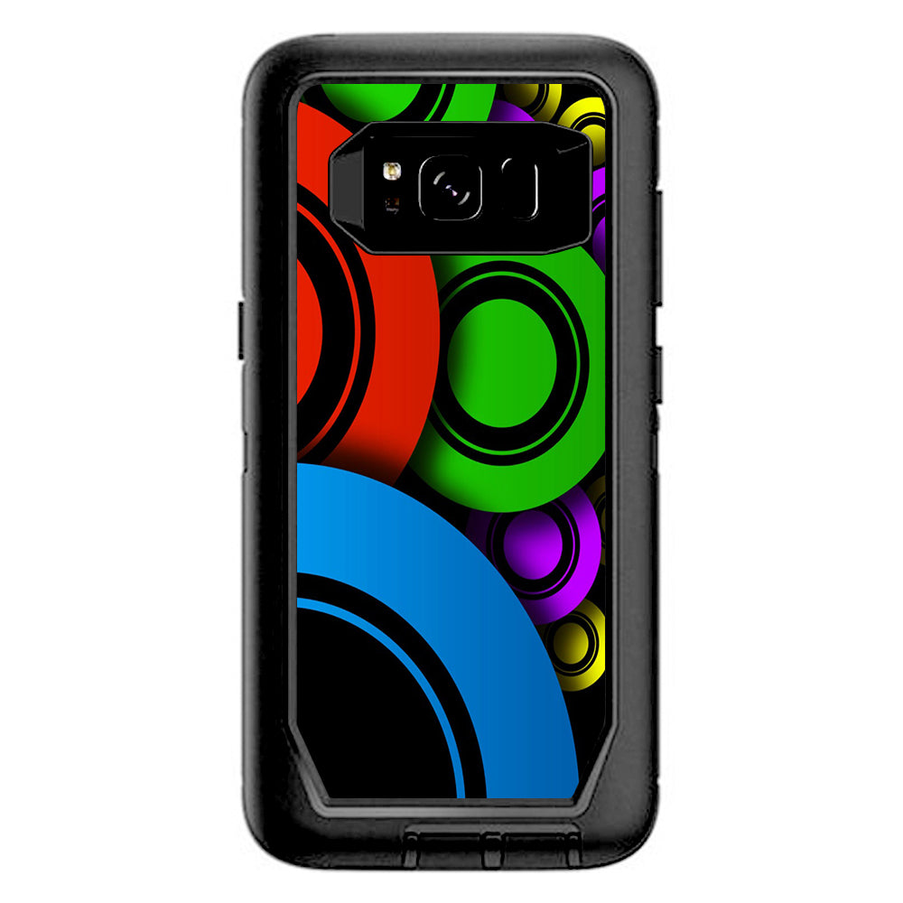  Awesome Circles Trippy Otterbox Defender Samsung Galaxy S8 Skin