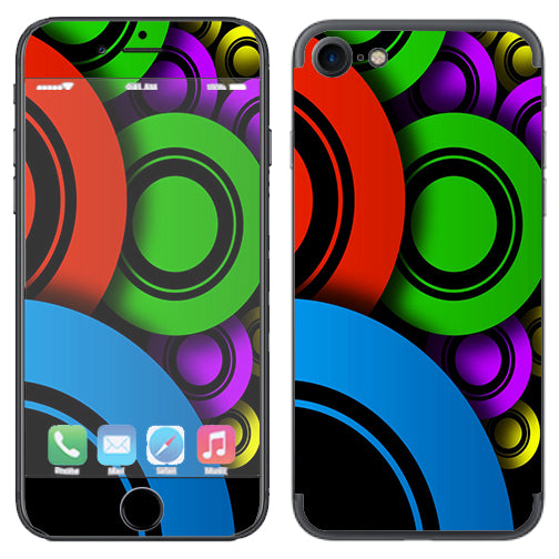 Awesome Circles Trippy Apple iPhone 7 or iPhone 8 Skin