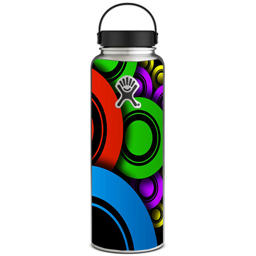  Awesome Circles Trippy Hydroflask 40oz Wide Mouth Skin