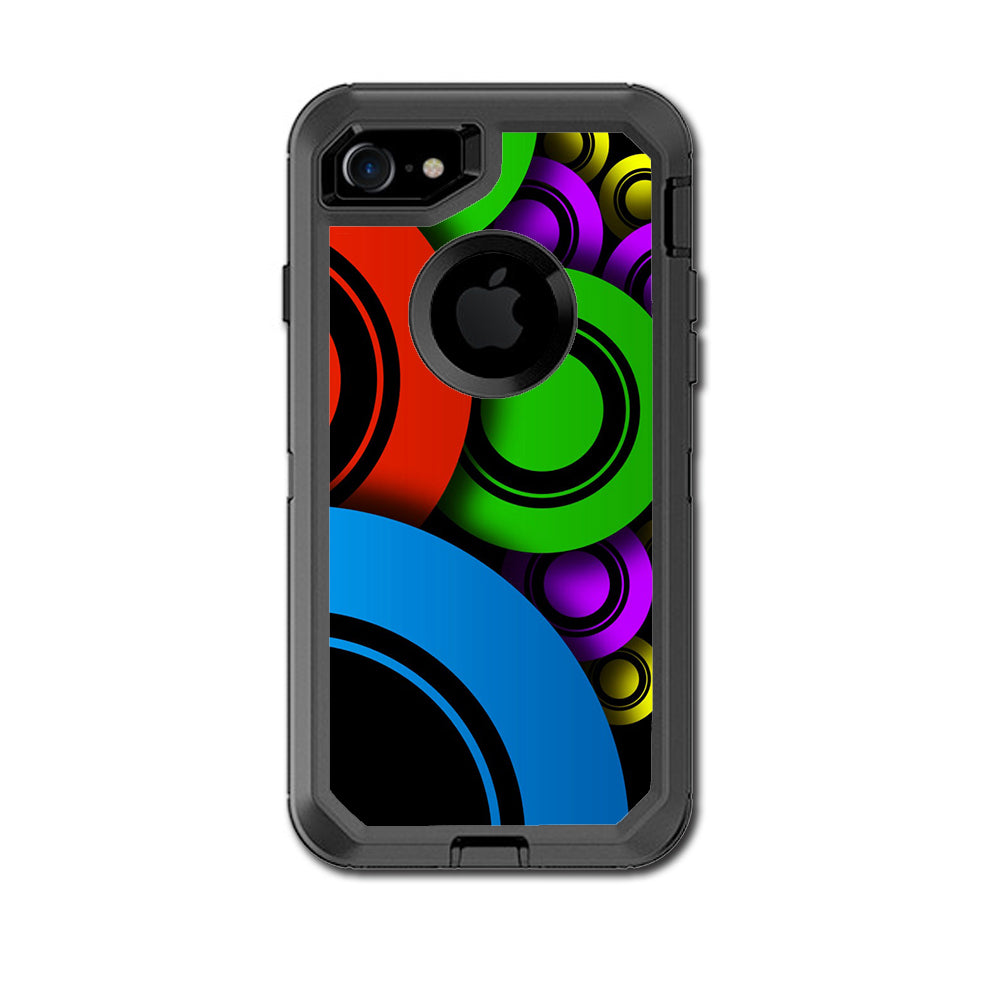 Awesome Circles Trippy Otterbox Defender iPhone 7 or iPhone 8 Skin