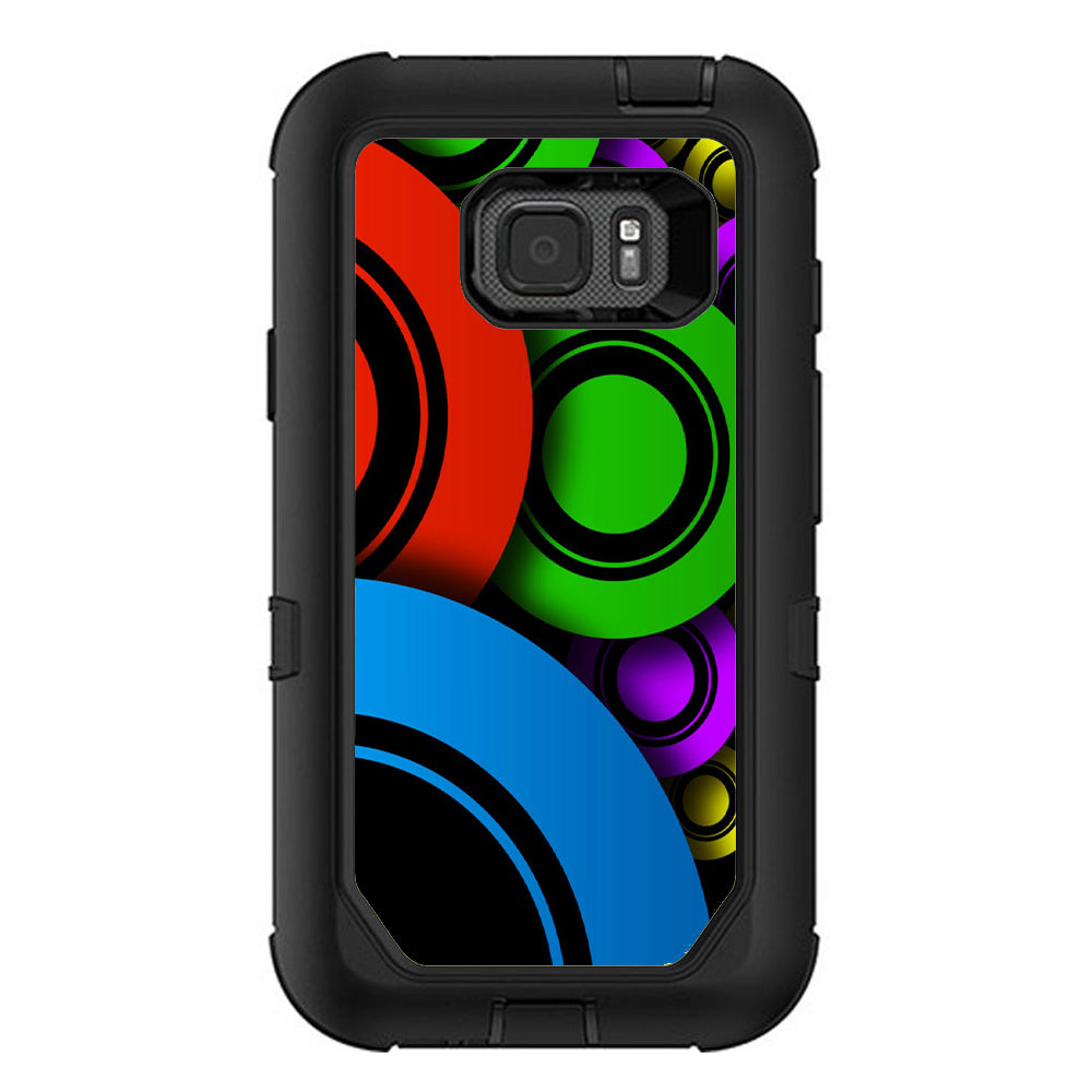  Awesome Circles Trippy Otterbox Defender Samsung Galaxy S7 Active Skin