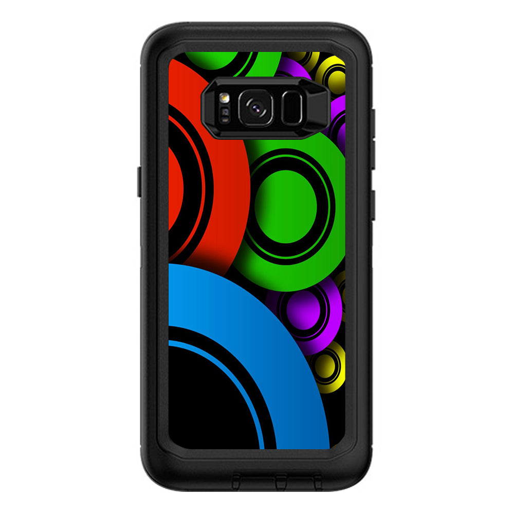  Awesome Circles Trippy Otterbox Defender Samsung Galaxy S8 Plus Skin